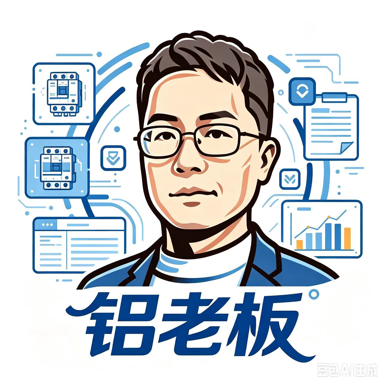 铝老板金属网Logo